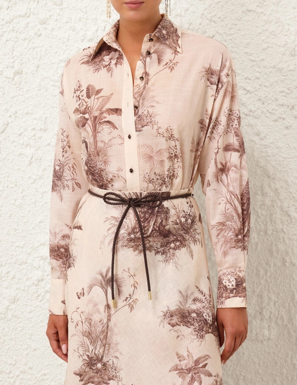 Waverly Button Up Shirt | ZIMMERMANN (US, CA, EU, MENA)