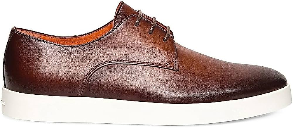 Amazon.com: Santoni, Leather Lace-Up Oxfords, 9 D, Brown : Amazon Luxury | Amazon (US)