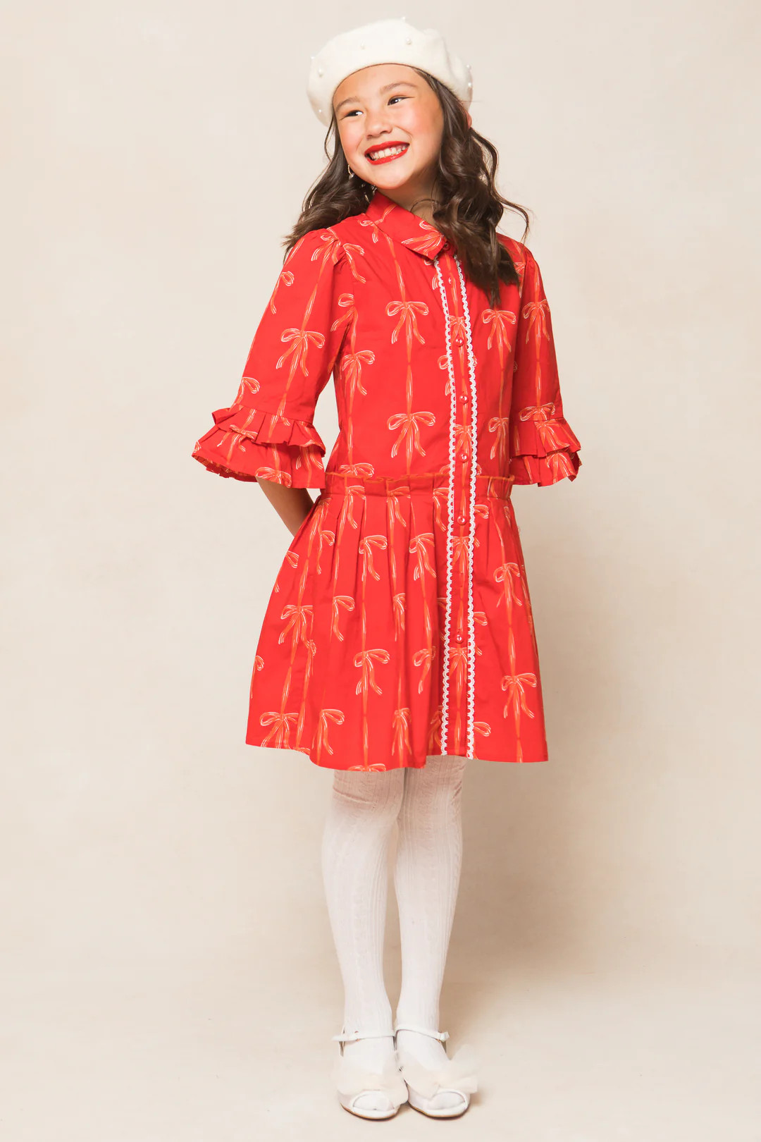 Mini Bowie Dress in Red | Ivy City Co