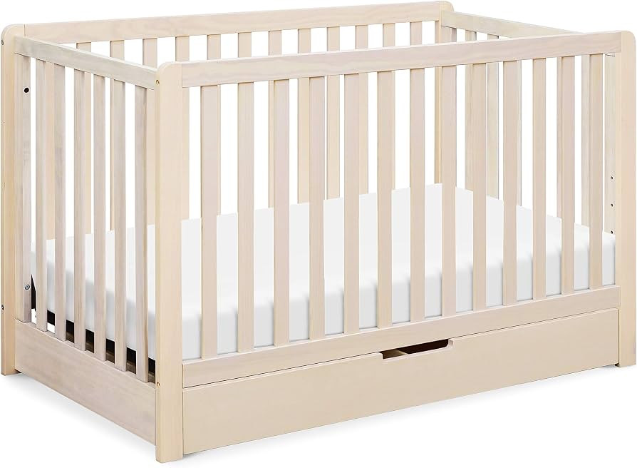 Carter's by DaVinci Colby 4-in-1 Convertible Crib with Trundle Drawer in Washed Natural, Greengua... | Amazon (US)