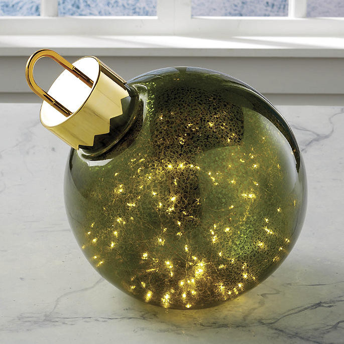 LED Lighted Christmas Ball | Frontgate | Frontgate