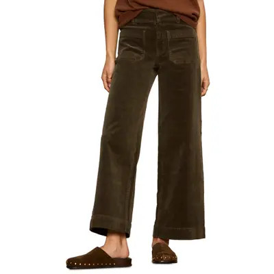 Sanctuary Chelsea Pocket Wide Leg Corduroy Jeans in Light Goldie Yellow at Nordstrom, Size 26 | Nordstrom