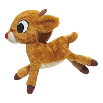 BARK Rudolph the Red Nosed Reindeer Polyester Plush Dog Toy | Lowe's