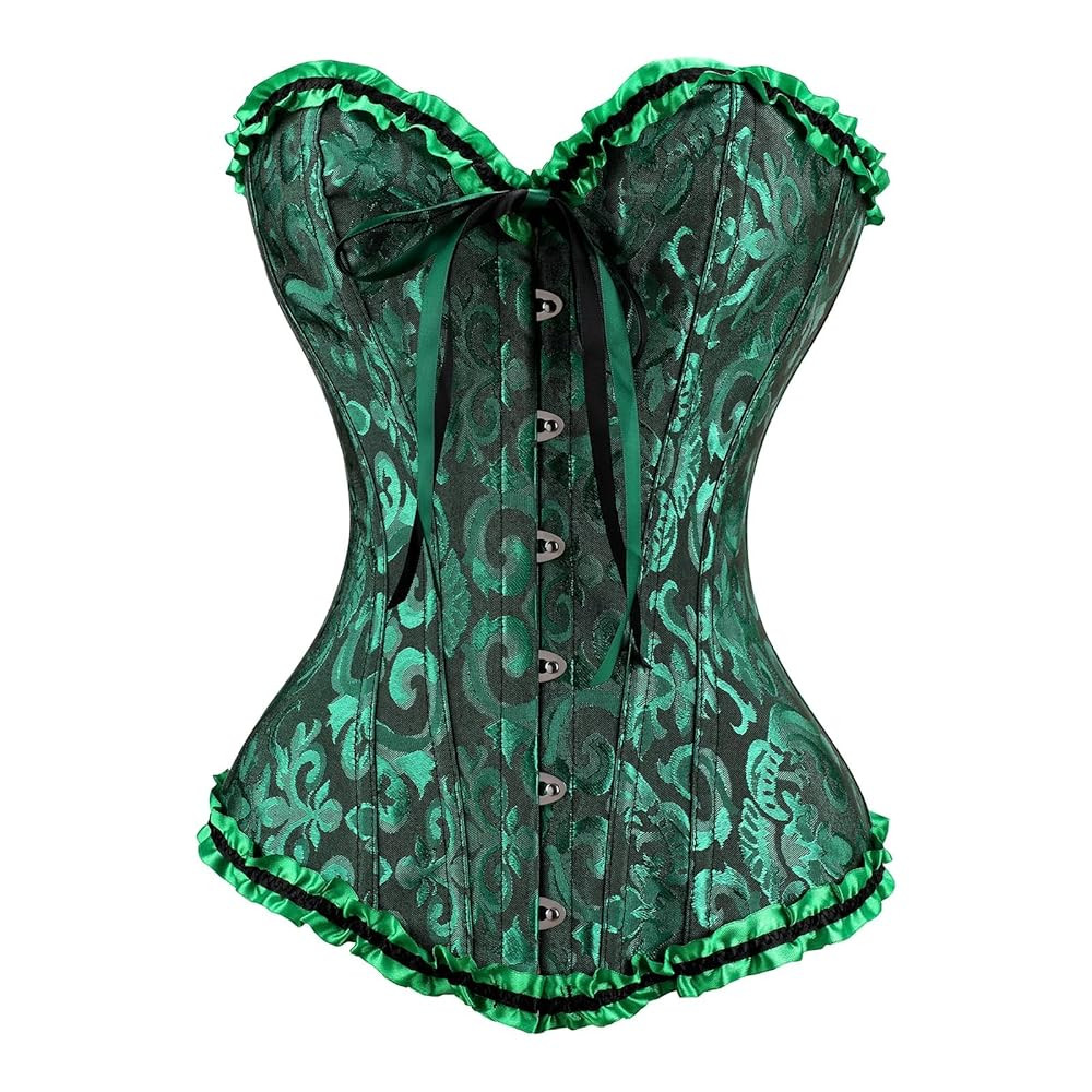 Corset Tops for Women,Lace Bustier Corset Lingerie top,Renaissance Overbust Corset Push Up Bodysu... | Amazon (US)