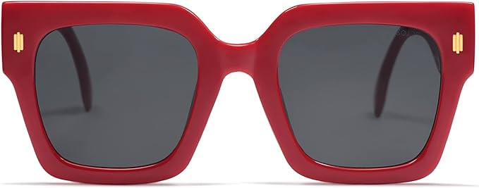 SOJOS Vintage Oversized Square Sunglasses for Women,Retro Womens Luxury Big Sun Glasses UV400 Pro... | Amazon (US)