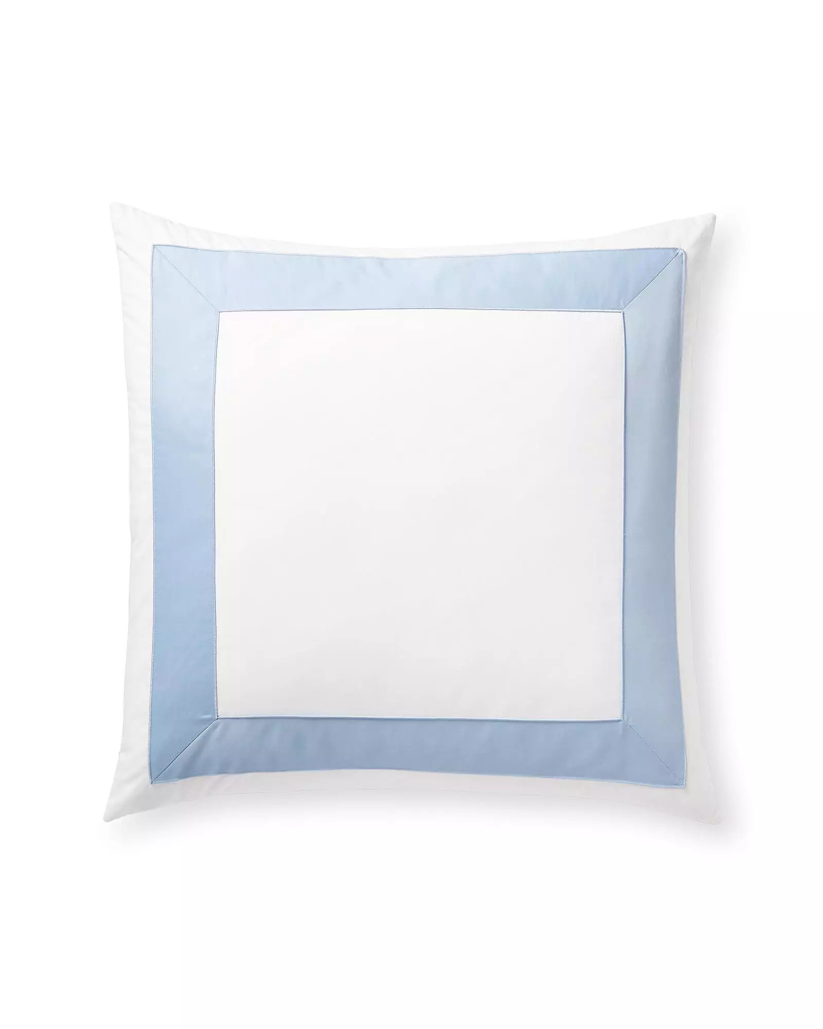 Beach Club Border Percale Sham | Serena and Lily