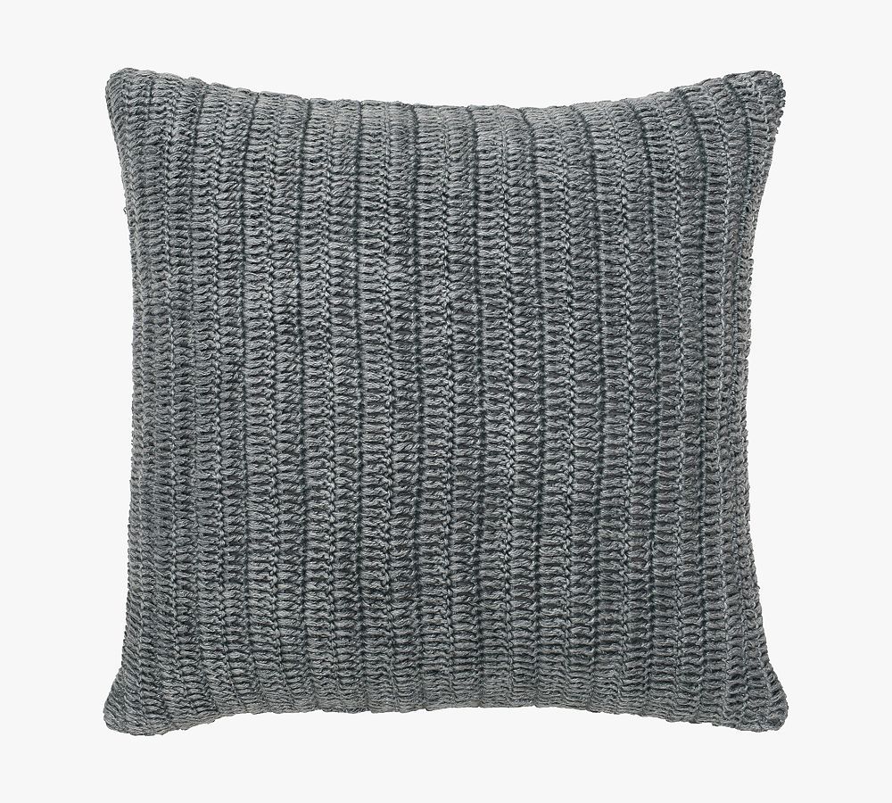 Olan Handknit Pillow Cover | Pottery Barn (US)