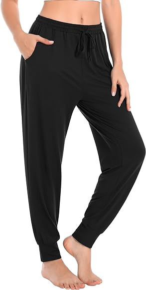 Envlon Womens Yoga Sweatpants Loose Lightweight Workout Joggers Pants Drawstring Comfy Casual Lou... | Amazon (US)
