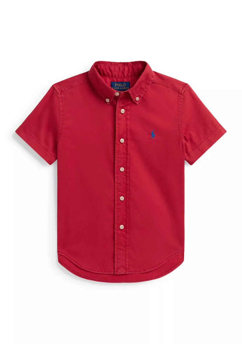 Boys 2-7 Cotton Twill Short-Sleeve Shirt | Belk