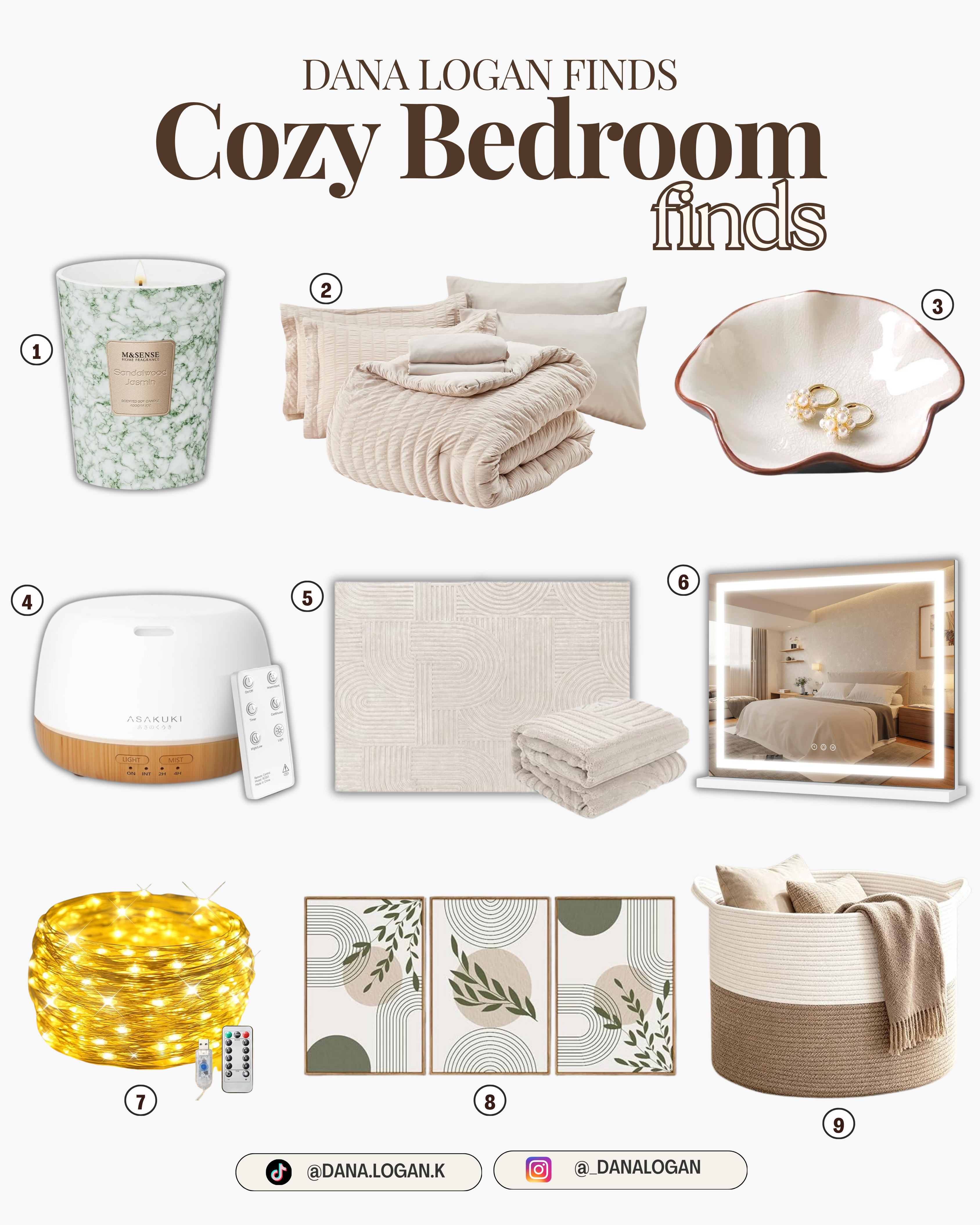 Cozy bedroom finds that make your space feel like a retreat 🤍✨

Soft, inviting, and the little details that make winding down at the end of the day so much better 👀

Linked all my favorite bedroom finds on LTK 🛏️ #LTKHome #BedroomDecor #CozyHome #LTKFinds #HomeInspo
 

 #LTKHome