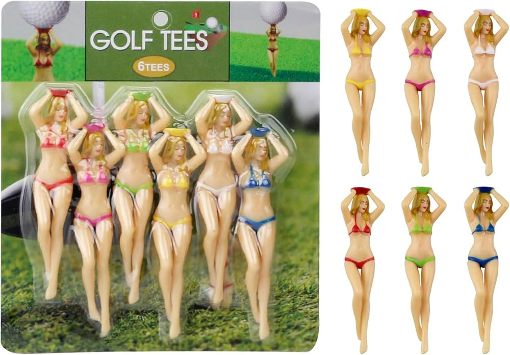 KOFULL Colored Golf Tees, 3 inch Golf Practice Novelty Tees, White Elephant Stocking Stuffer Gift... | Amazon (US)
