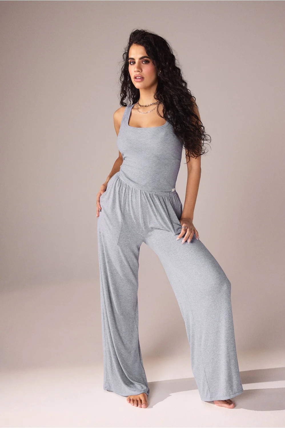 Soft Rib Wide Leg Pant | Fabletics