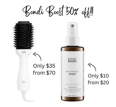 Bondi boost blowout brush is 50% off and only $35 from $70! And my favorite heat protectant is only $10 from $20!

TODAY ONLY!!!!

#LTKBeauty #LTKFindsUnder50 #LTKSaleAlert