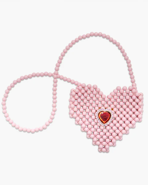 Heartfelt Sparkle Pearl Handbag | Super Smalls