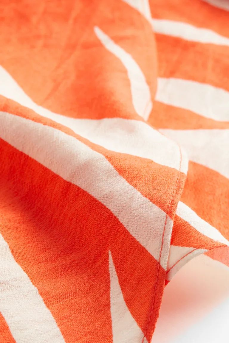 Wrap Dress - Orange/zebra print - Ladies | H&M US | H&M (US + CA)