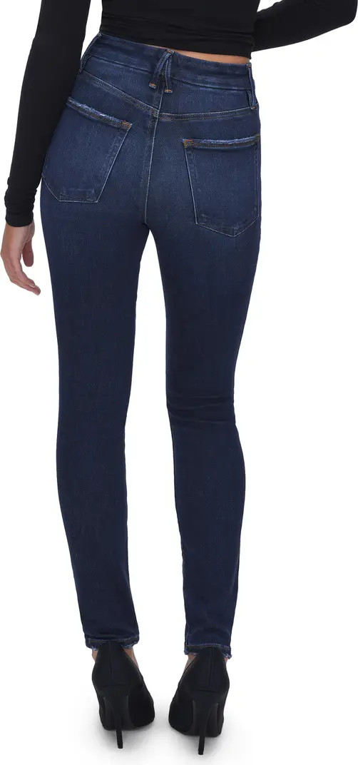 Good Waist Exposed Button Frayed Skinny Jeans | Nordstrom Rack