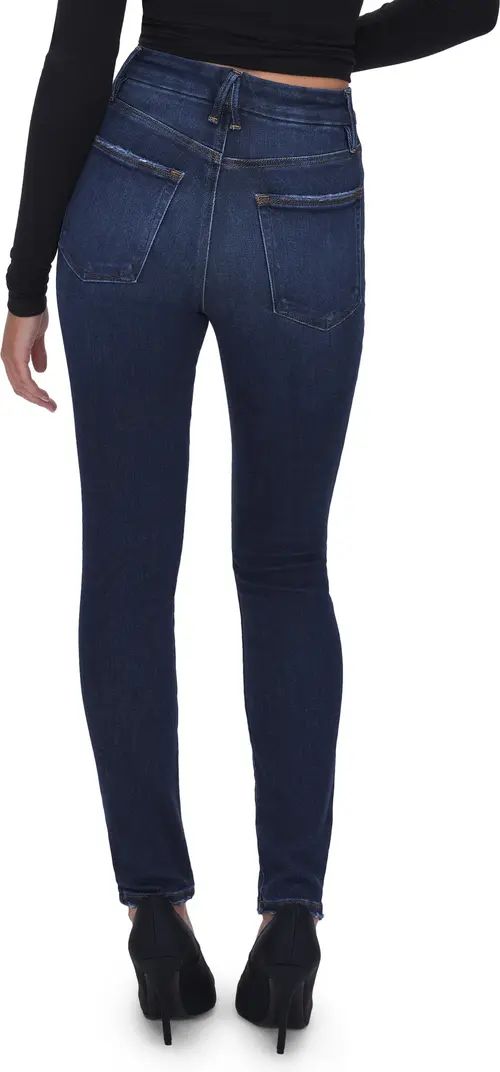 Good Waist Exposed Button Frayed Skinny Jeans | Nordstrom Rack