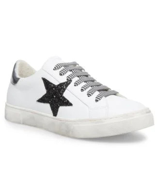 Steven New York Womens Rubie Suede Lace Up Athletic Shoes White 7.5 Medium (B,M) - Walmart.com | Walmart (US)