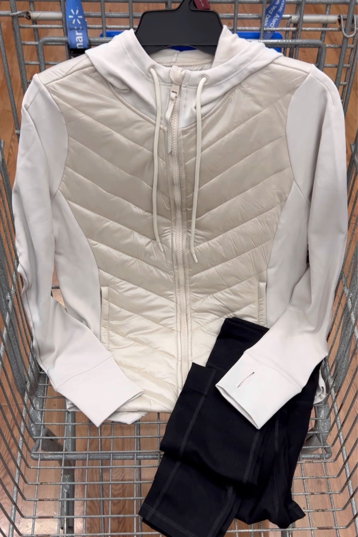 Walmart mixed media active jacket, once again I’m very impressed with the quality and fit! I went with my true size small, didn’t need to size up although I wish the arms were just an inch longer. Fabric is soft on the inside. #walmartfashion #walmartfinds 

#LTKFindsUnder50 #LTKActive #LTKStyleTip