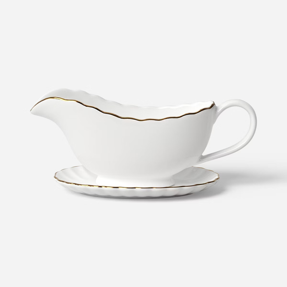 Gravy Boat Condiment Server White Scallop - Threshold™ | Target