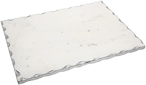 Marble Cutting, Carving Board with Silver Edge | Amazon (US)