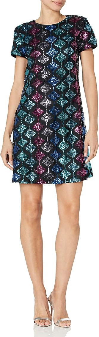 London Times Women's Sequin Dress Occasion Event Party | Amazon (US)