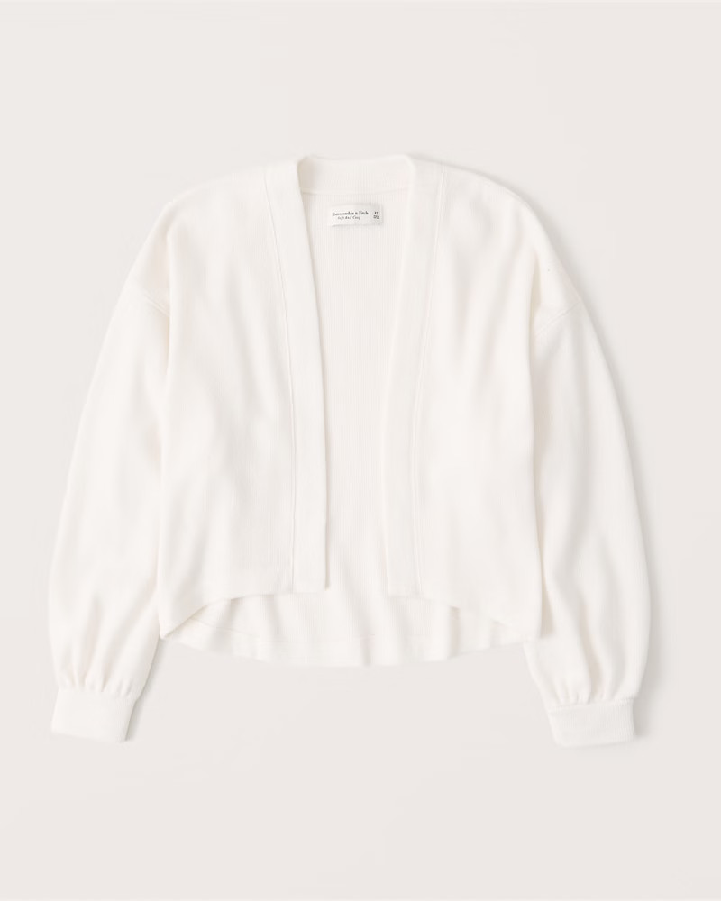 Cozy Cropped Cardigan | Abercrombie & Fitch (US)