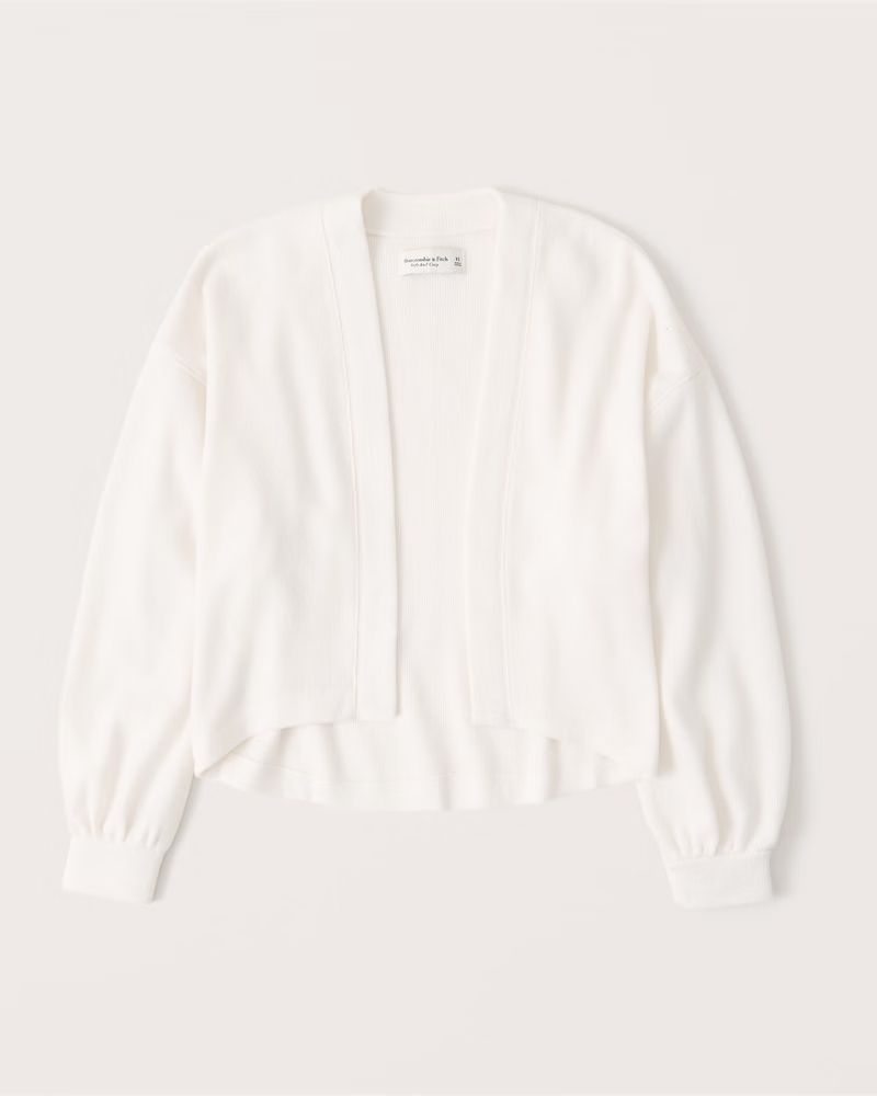 Cozy Cropped Cardigan | Abercrombie & Fitch (US)