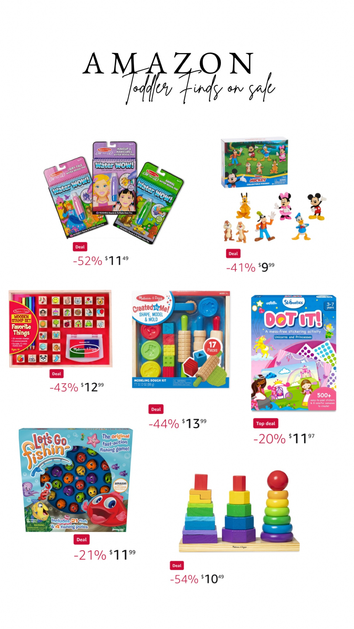 These prices are so good for some toddler Christmas gifts!!! 


Toddler gift guide / toddler Christmas gifts / toddler on the go toys / toddler activities 

#LTKfamily #LTKGiftGuide #LTKkids