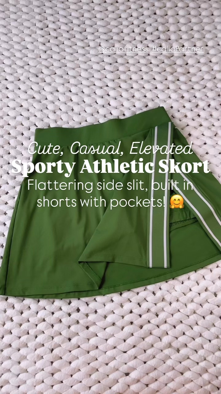 Sharing my cute, comfy & elevated OOTD from @caliafitness! Adorable athletic skort, the front slit is so fun and comfortable to move around in🙌 has built in shorts with pockets! The tank is the most perfect length with the best coverage! Plus it has a built in padded bra! You’re going to love this pullover! The material is crazy cozy & feels so high end!  Wearing xs in all! #caliaPartner

#LTKSeasonal #LTKfitnessgoals #LTKActive