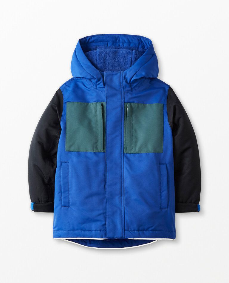 Colorblock Recycled Snow Jacket | Hanna Andersson