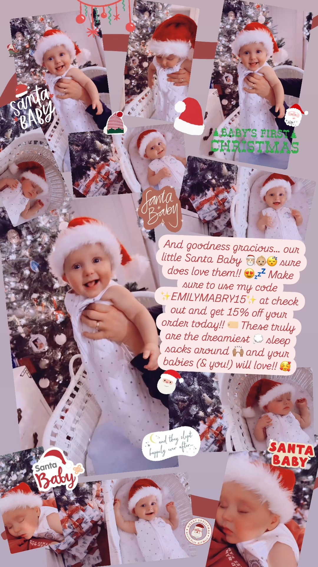 And goodness gracious… our little Santa Baby 🎅🏻👶🏼😴 sure does love them!! 😍💤 Make sure to use my code ✨EMILYMABRY15✨ at check out and get 15% off your order today!! 🏷️ These truly are the dreamiest 💭 sleep sacks around 🙌🏽 and your babies (& you!) will love!! 🥰

#LTKHoliday #LTKBaby #LTKFamily