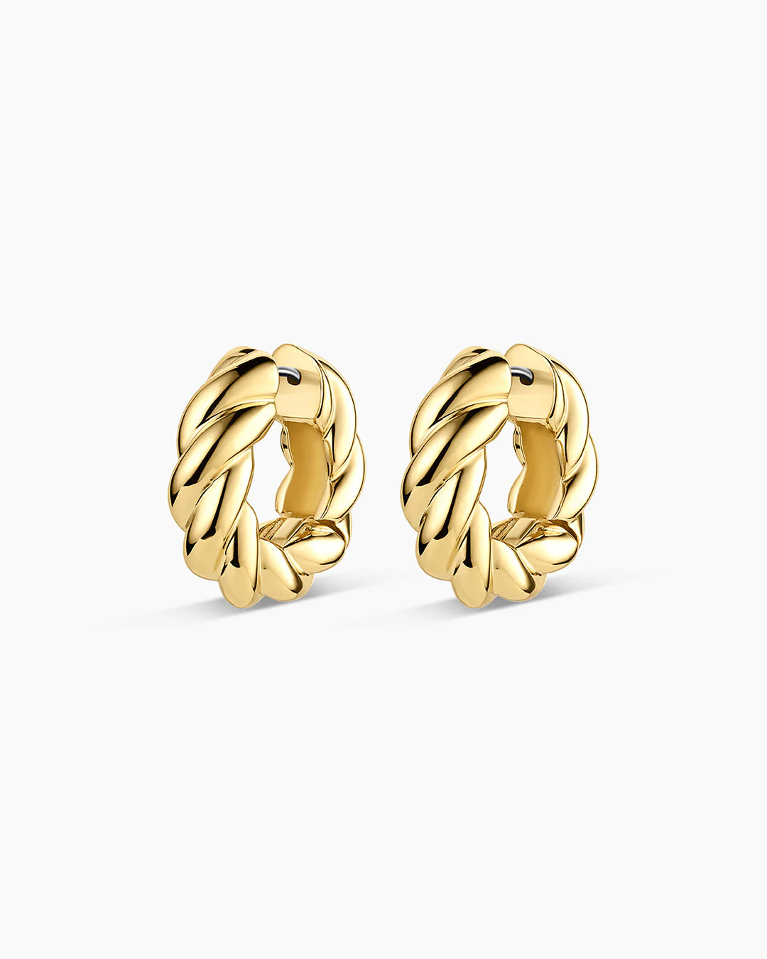 Crew Helium Hoops Earring in 18k Gold, Women's by gorjana | Gorjana
