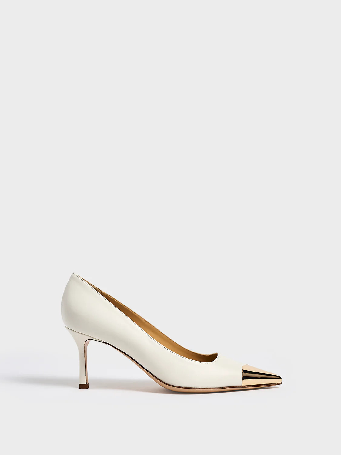 Ava Pump | Ivory Nappa | Marion Parke