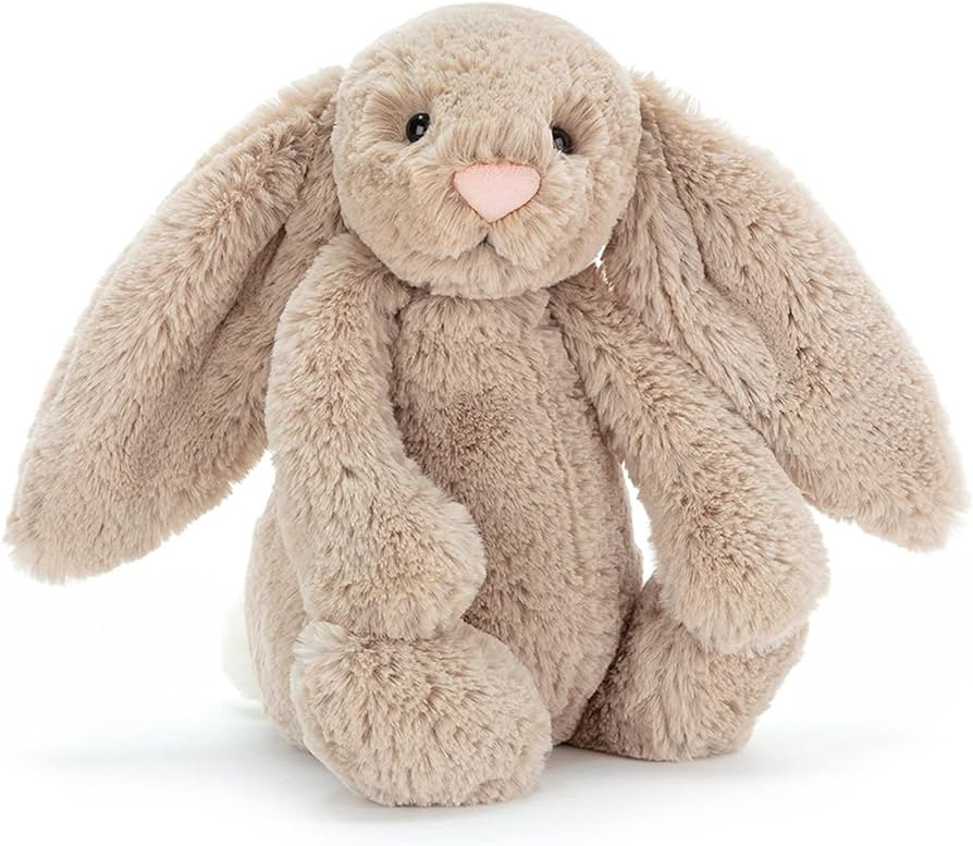 Jellycat Bashful Beige Bunny Stuffed Animal, Medium 12 inches | Rabbit and Bunny Plush Toy | Classic Children's Gift | Amazon (US)