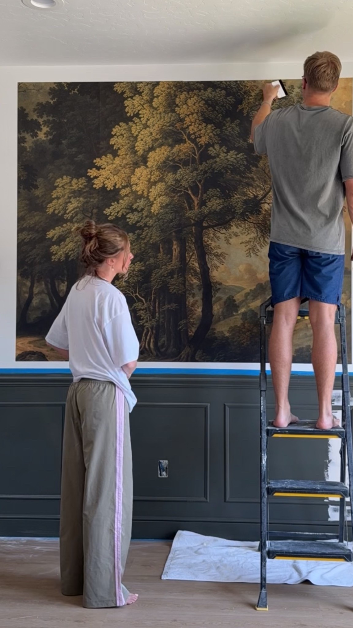 Renovating our first home 🤍 love these track pants!! 

#LTKStyleTip #LTKFindsUnder50 #LTKSeasonal