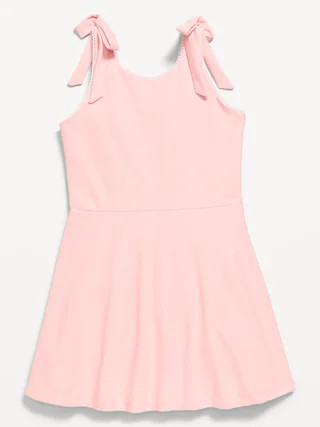 PowerSoft Sleeveless Tie-Strap Athletic Dress for Girls | Old Navy (CA)