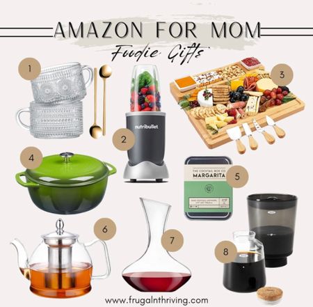 Foodie gifts for mom from Amazon!

#amazon #holidaygifts #giftguide #giftsforher

#LTKhome #LTKHoliday #LTKGiftGuide