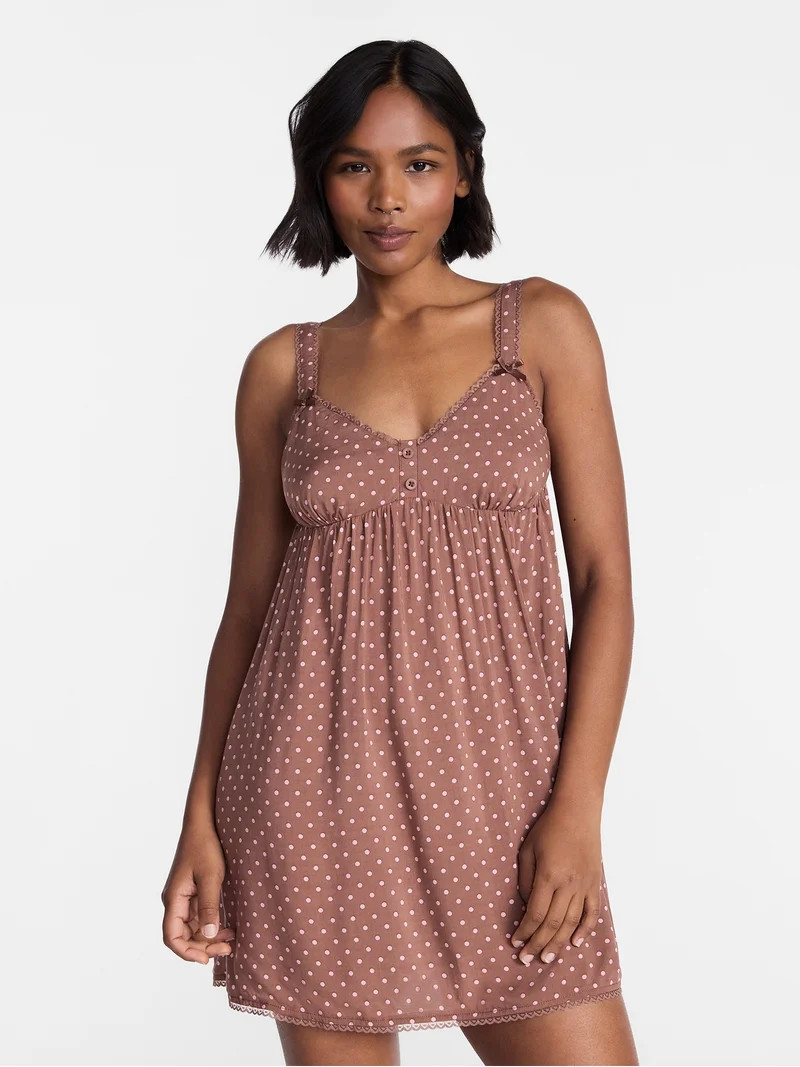No Boundaries(No ratings yet) No Boundaries Woven Sleep Dress, Women's XXS-XXL  Free 90-day retur... | Walmart (US)