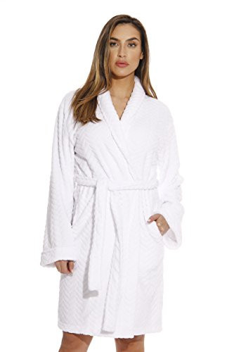 Just Love Kimono Robe Bath Robes for Women 6312-White-2X | Amazon (US)
