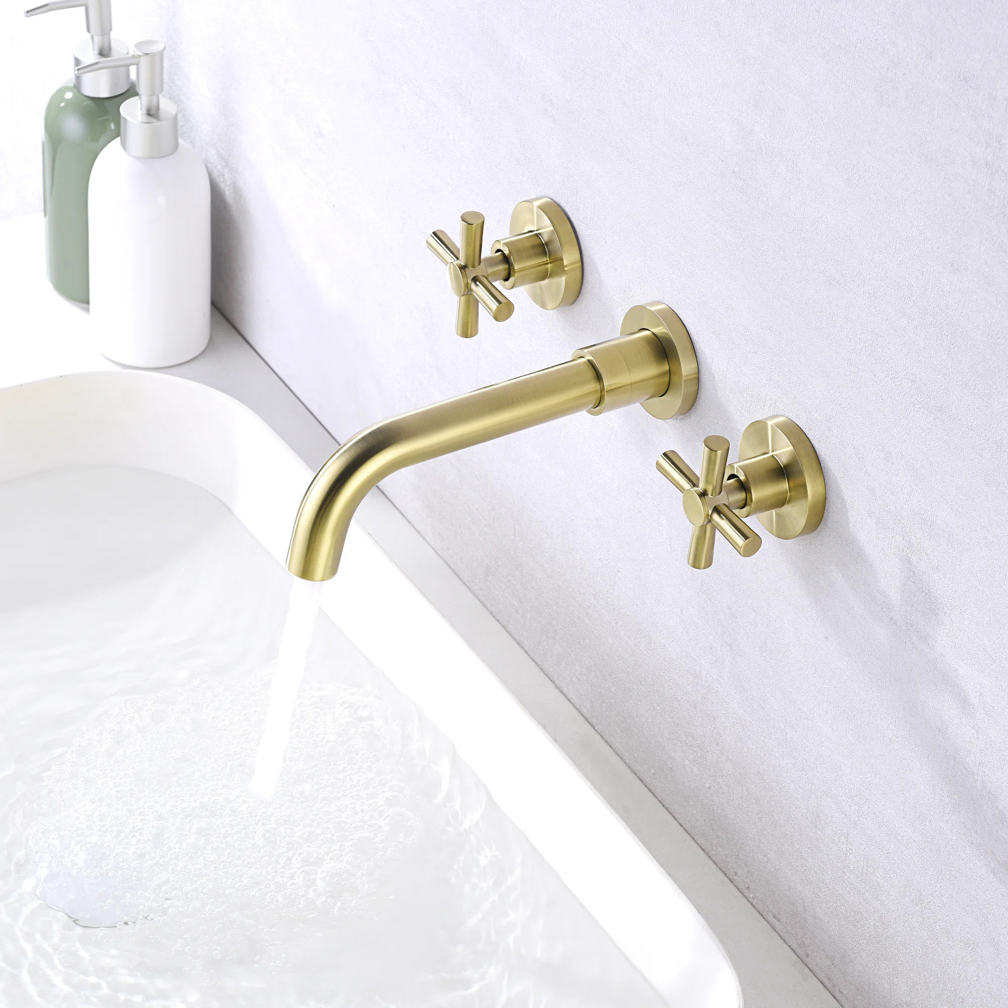 Wall Mounted 2-handle Bathroom Faucet S1386BGI | Wayfair North America