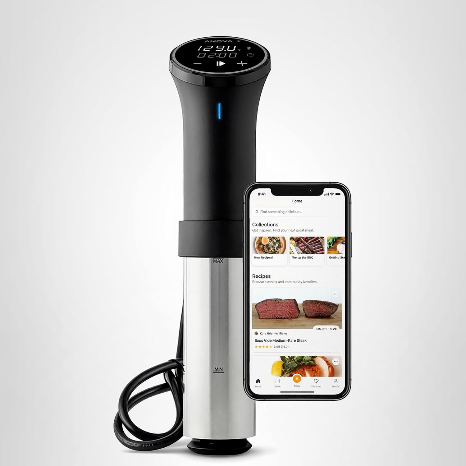 Anova Culinary Sous Vide Precision Cooker 3.0 (WiFi), 1100 Watts | Amazon (US)