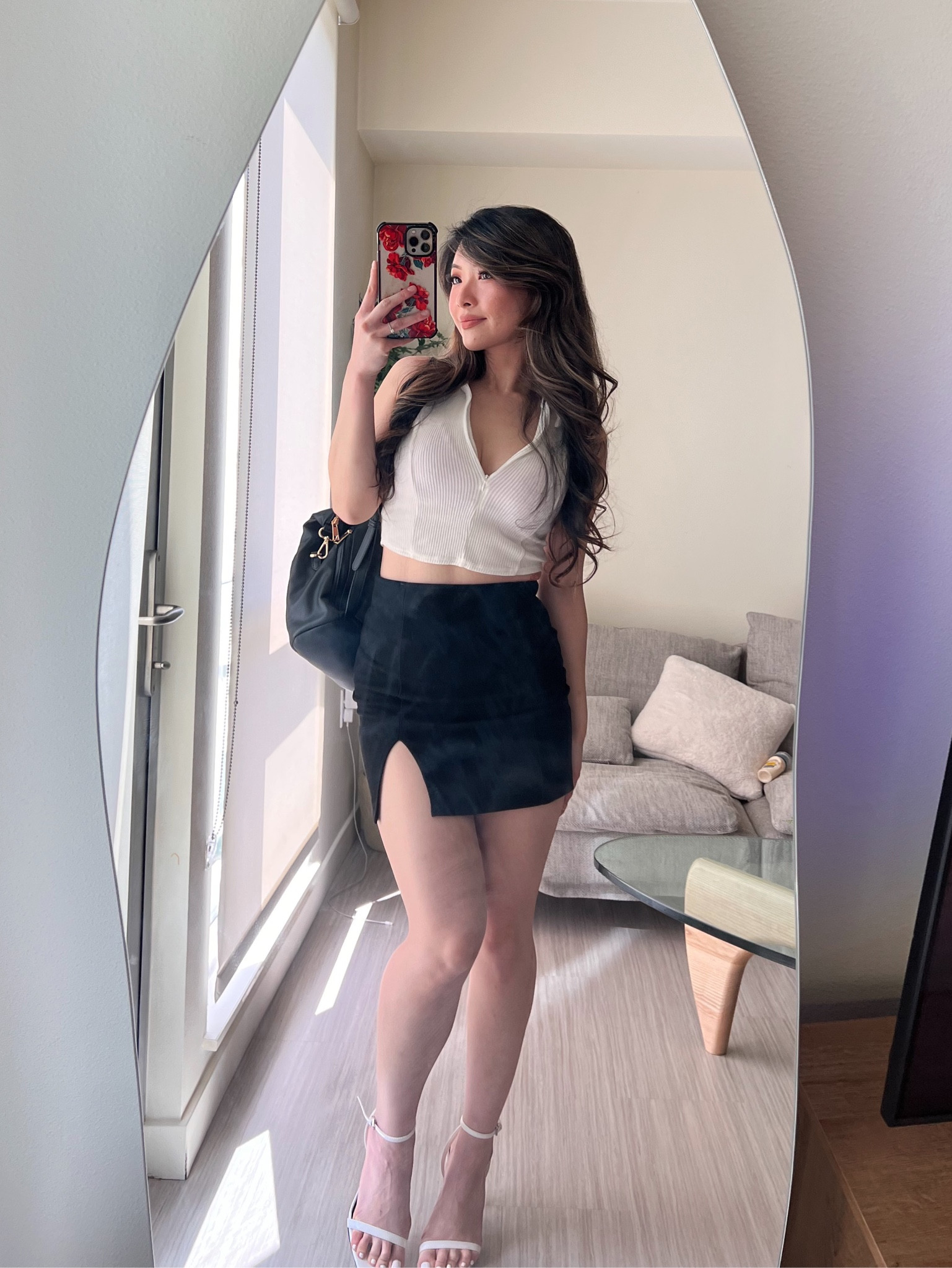 Spring is here which means we can start bringing out the mini skirts! Cute little casual fit for everyday or brunch with the girlies. 💗 #LTKChallenge #SpringOutfits #MiniskirtOutfits 

#LTKSeasonal #LTKstyletip #LTKfit