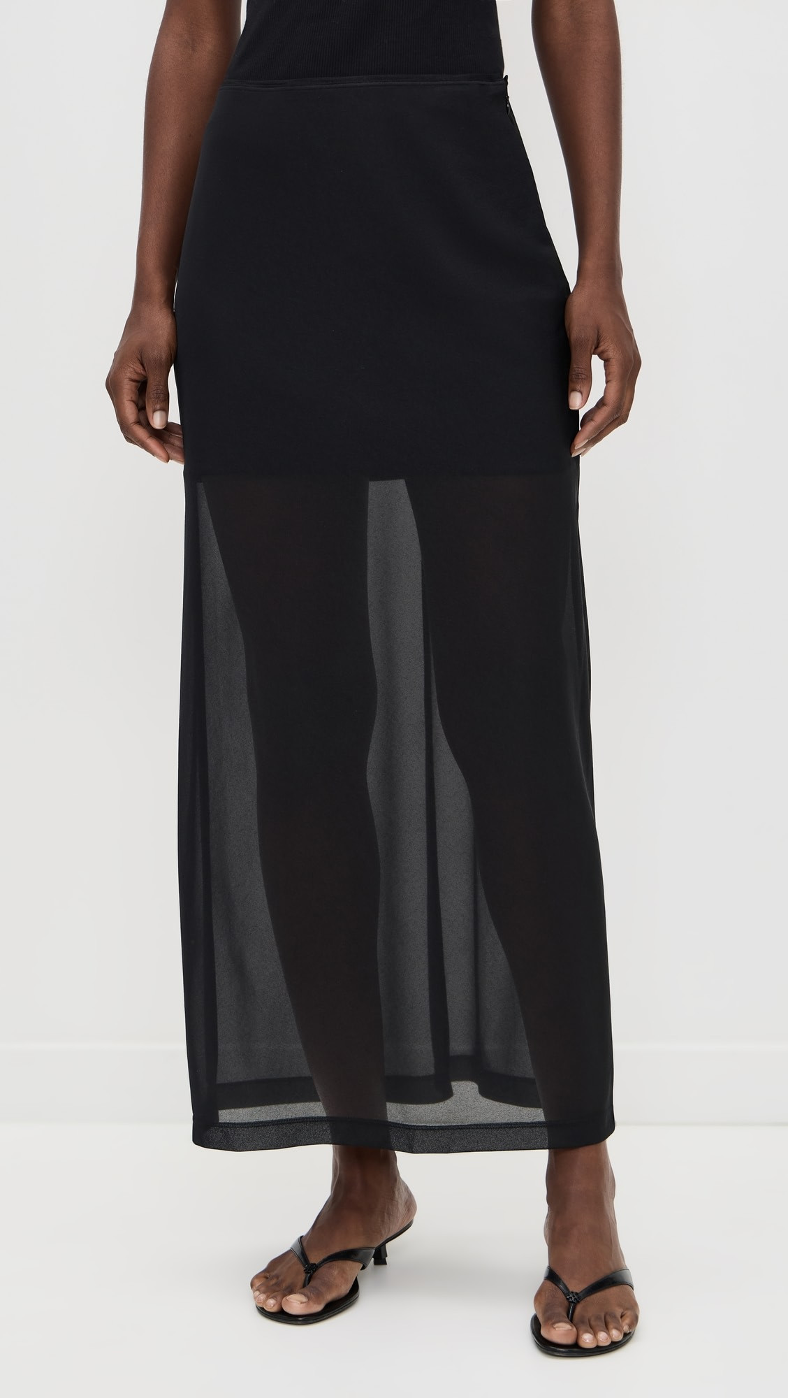Sheer Slim Skirt | Shopbop