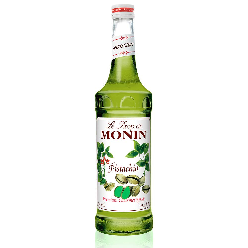 Monin - Pistachio Syrup, Gluten-Free, Rich and Roasted Pistachio Flavor, Great for Lattes, Mochas... | Amazon (US)