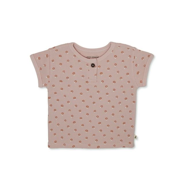 easy-peasy Toddler Girl Short Sleeve Waffle T-Shirt, Sizes 18M-5T - Walmart.com | Walmart (US)