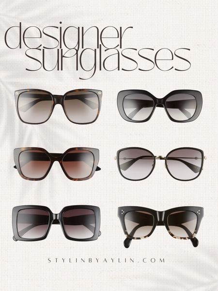 Designer sunglasses, spring accessories, summer must haves #StylinbyAylin 

#LTKtravel #LTKSeasonal #LTKstyletip