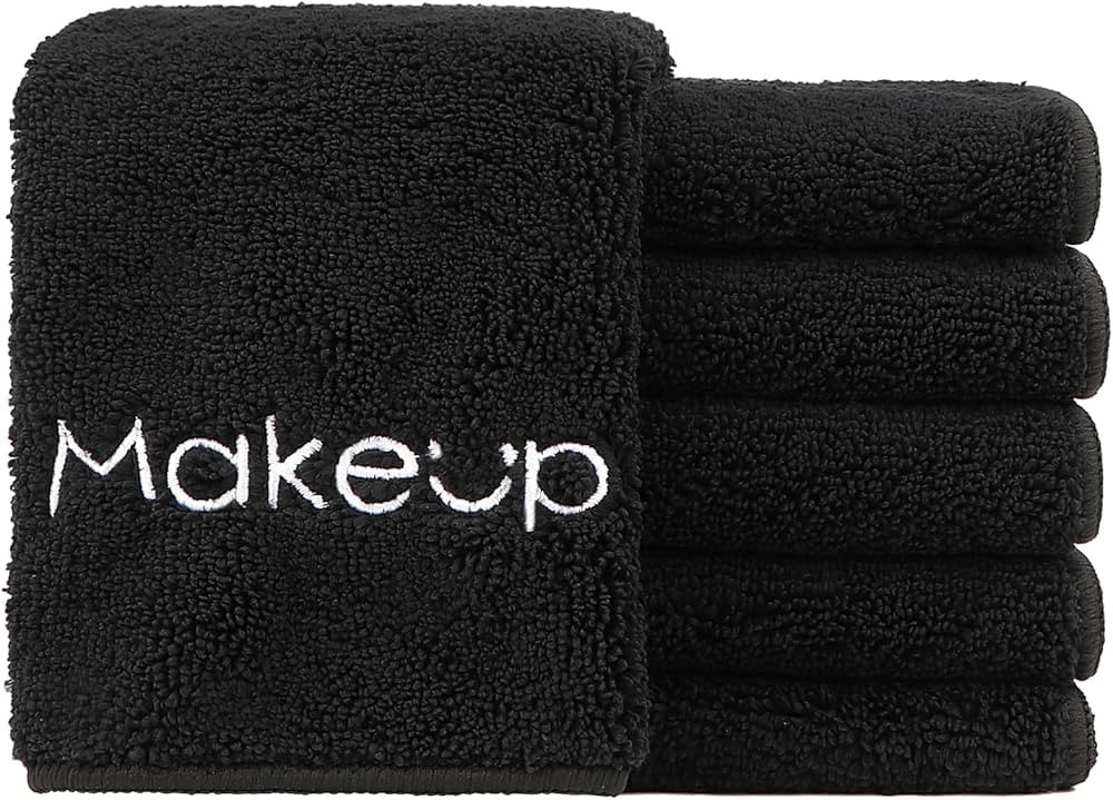 HOMEXCEL Makeup Remover Cloth 6 Pack,Premium Washable Soft 13x13 Inch Facial Cleansing Makeup Tow... | Amazon (US)