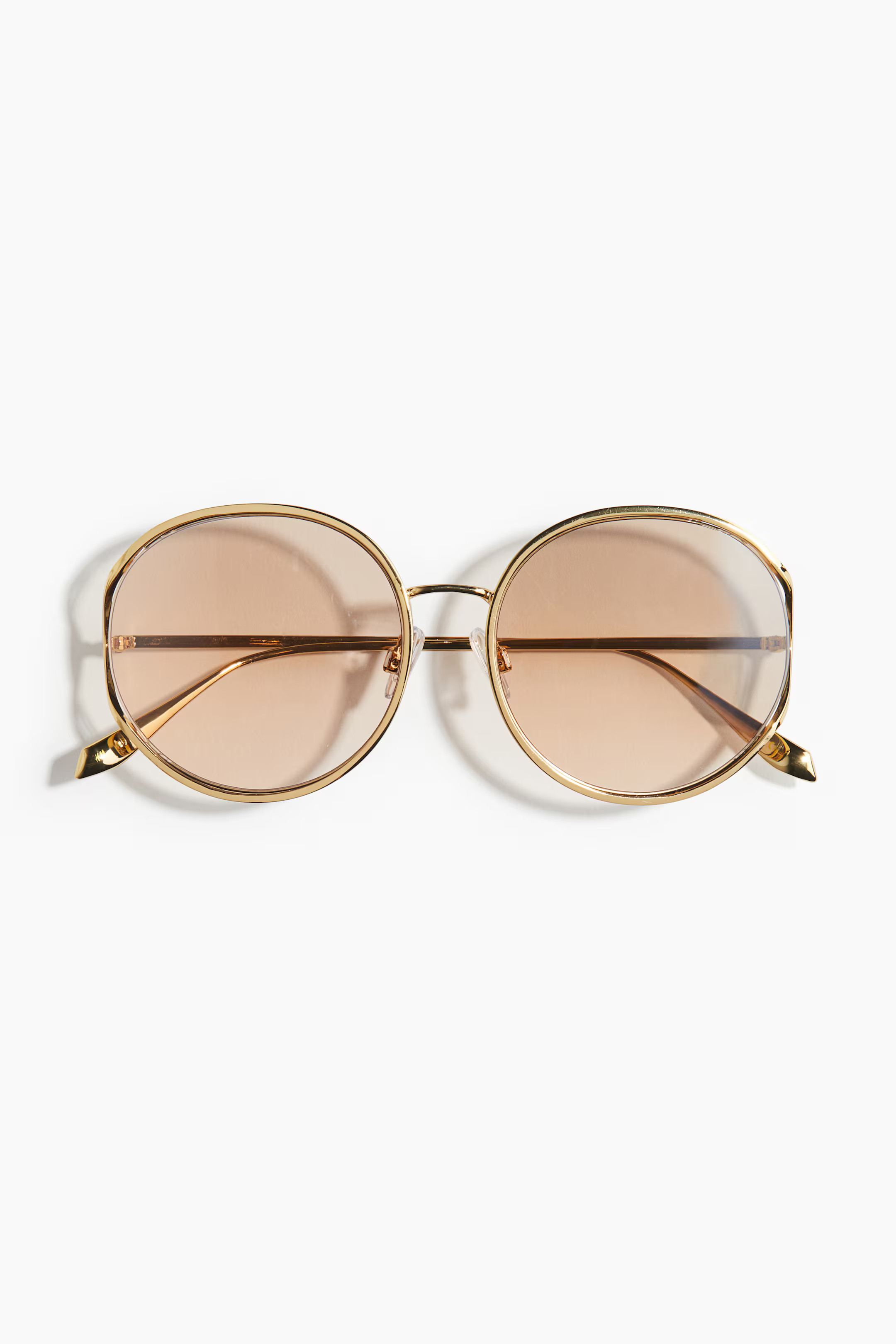 Round Sunglasses - Gold-colored - Ladies | H&M US | H&M (US + CA)