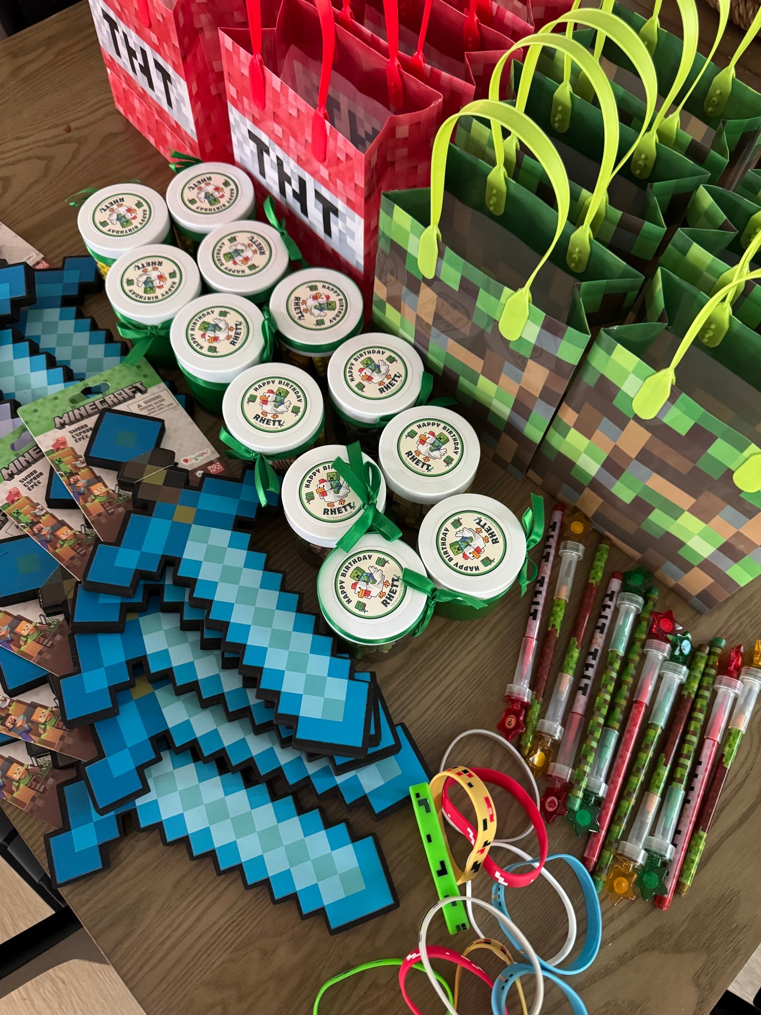 Minecraft birthday party gift bags — swords from 5 and below 

#LTKU #LTKParties #LTKKids
